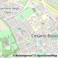 Mapa Cesano Boscone
