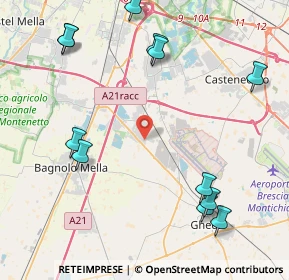 Mappa Via Allende Salvatore, 25010 Montirone BS, Italia (5.255)