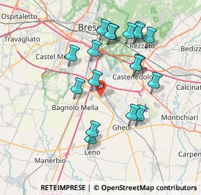 Mappa Via Allende Salvatore, 25010 Montirone BS, Italia (7.24056)