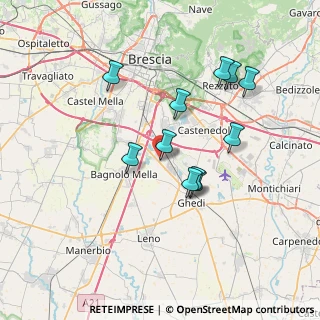 Mappa Via Allende Salvatore, 25010 Montirone BS, Italia (6.54091)