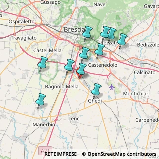 Mappa Via Allende Salvatore, 25010 Montirone BS, Italia (6.91727)