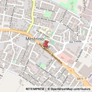 Mappa Via IV Novembre, 13, 35035 Mestrino, Padova (Veneto)