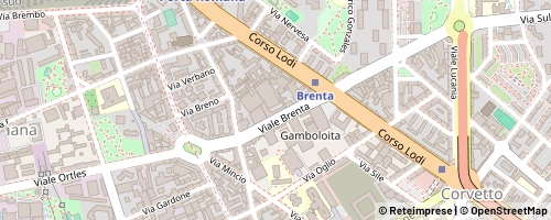 Mappa Milano