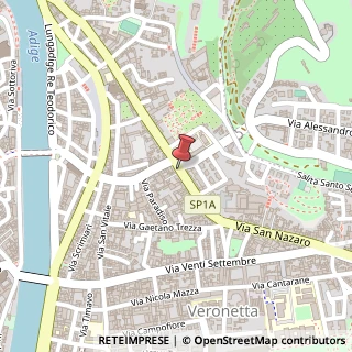 Mappa Via Muro Padri, 8, 37129 Verona, Verona (Veneto)
