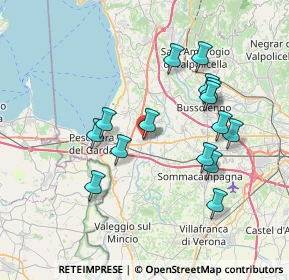 Mappa Via Trento, 37014 Castelnuovo del Garda VR, Italia (7.004)