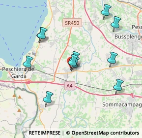 Mappa Via Trento, 37014 Castelnuovo del Garda VR, Italia (3.80545)