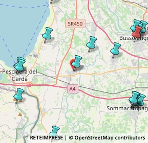 Mappa Via Trento, 37014 Castelnuovo del Garda VR, Italia (6.215)