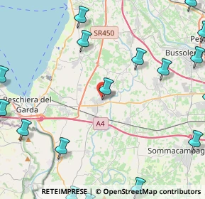 Mappa Via Trento, 37014 Castelnuovo del Garda VR, Italia (6.892)