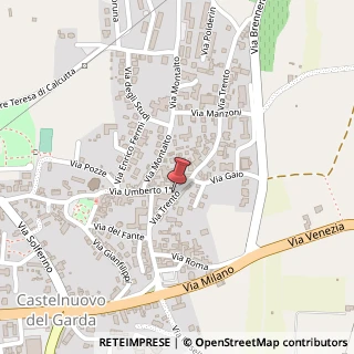 Mappa Via Trento, 33, 37014 Castelnuovo del Garda, Verona (Veneto)