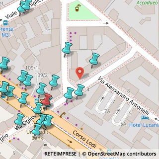 Mappa Via Privata Giuseppe Sacconi, 20139 Milano MI, Italia (0.08571)