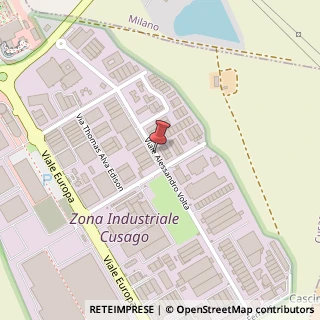 Mappa Viale Alessandro Volta, 33, 20090 Cusago, Milano (Lombardia)