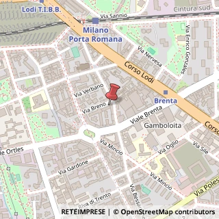 Mappa Via Breno, 1, 20139 Milano, Milano (Lombardia)