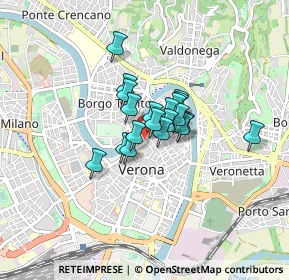 Mappa Via Armando Diaz, 37121 Verona VR, Italia (0.471)