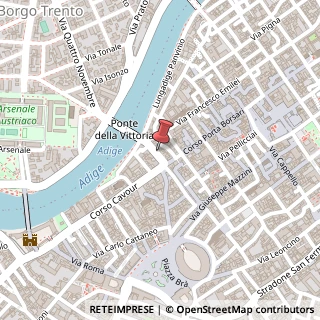Mappa Via Armando Diaz, 10, 37121 Verona, Verona (Veneto)