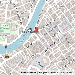 Mappa Via Armando Diaz,  18, 37121 Verona, Verona (Veneto)
