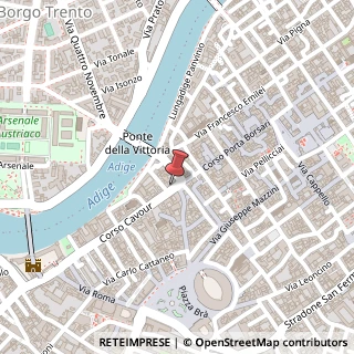 Mappa Corso Cavour, 2, 37121 Verona, Verona (Veneto)