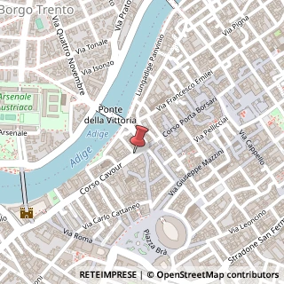 Mappa Corso Cavour,  9, 37121 Verona, Verona (Veneto)
