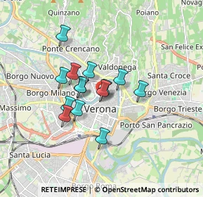 Mappa Via Armando Diaz, 37121 Verona VR, Italia (1.23143)