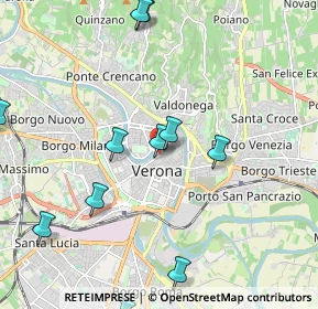 Mappa Via Armando Diaz, 37121 Verona VR, Italia (2.43455)