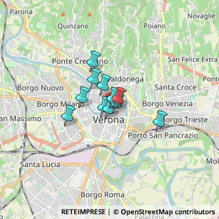 Mappa Via Armando Diaz, 37121 Verona VR, Italia (0.89273)