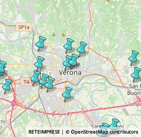 Mappa Via Armando Diaz, 37121 Verona VR, Italia (5.381)