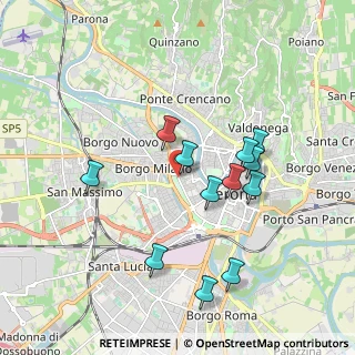 Mappa Via Porta San Zeno, 37121 Verona VR, Italia (1.76667)