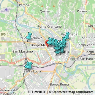Mappa Via Porta San Zeno, 37121 Verona VR, Italia (1.29533)