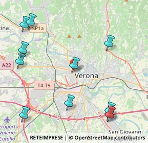 Mappa Via Porta San Zeno, 37121 Verona VR, Italia (5.44636)