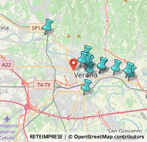 Mappa Via Porta San Zeno, 37121 Verona VR, Italia (2.93167)
