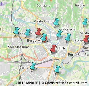Mappa Via Porta San Zeno, 37121 Verona VR, Italia (2.23933)