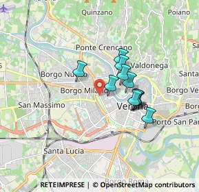 Mappa Via Porta San Zeno, 37121 Verona VR, Italia (1.22273)