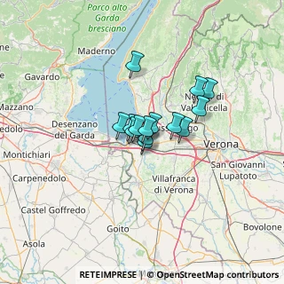 Mappa Via Oregolo, 37014 Castelnuovo del Garda VR, Italia (7.19429)