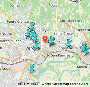 Mappa Via Paradiso, 37129 Verona VR, Italia (1.76182)