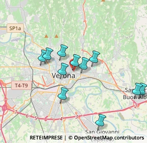 Mappa Via Paradiso, 37129 Verona VR, Italia (3.45)