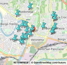 Mappa Via Paradiso, 37129 Verona VR, Italia (0.9215)