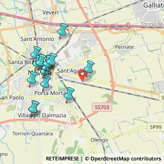 Mappa Via Caimi Bernardino, 28100 Novara NO, Italia (2.21875)