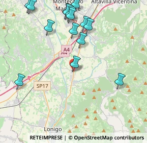 Mappa Via Paradiso, 36040 Sarego VI, Italia (4.864)