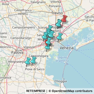 Mappa Via Riscossa, 30034 Mira VE, Italia (9.89643)