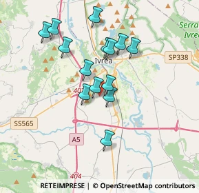 Mappa Piazza I Maggio, 10015 Ivrea TO, Italia (3.13714)