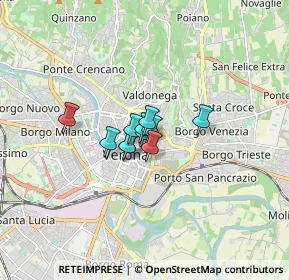 Mappa Via S. Sebastiano, 37121 Verona VR, Italia (0.74182)