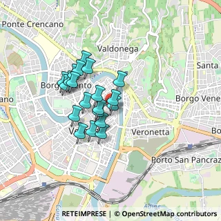 Mappa Piazza Francesco Viviani, 37121 Verona VR, Italia (0.655)