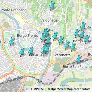 Mappa Via San Sebastiano, 37121 Verona VR, Italia (0.9655)