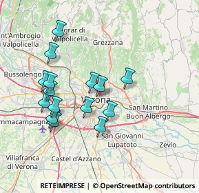 Mappa Via S. Sebastiano, 37121 Verona VR, Italia (6.882)