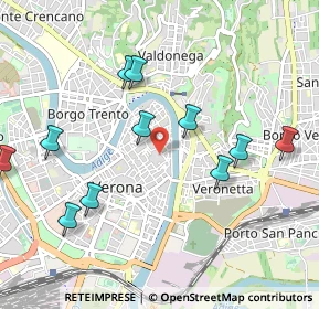 Mappa Via S. Sebastiano, 37121 Verona VR, Italia (1.06182)