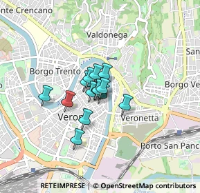 Mappa Via San Sebastiano, 37121 Verona VR, Italia (0.44714)
