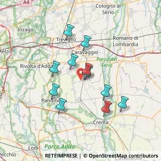 Mappa Via S. Martino, 26010 Capralba CR, Italia (6.27182)