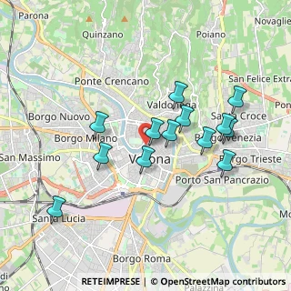 Mappa Riva San Lorenzo, 37121 Verona VR, Italia (1.69769)
