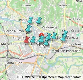 Mappa Riva San Lorenzo, 37121 Verona VR, Italia (1.24462)