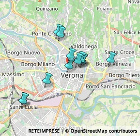 Mappa Riva San Lorenzo, 37121 Verona VR, Italia (1.39917)
