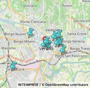 Mappa Riva San Lorenzo, 37121 Verona VR, Italia (1.51909)